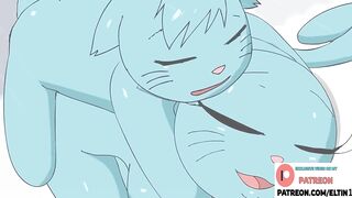 Gumball`s Mom Hard Fucking In Shower And Getting Creampie | Best Furry Hentai 4k 60fps