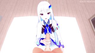 Lize handjob animation