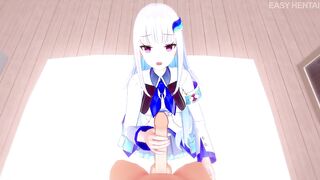 Lize handjob animation