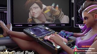 Tracer Ticked by Sombra - Ticklish Pixels collab