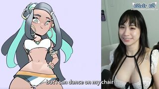 Unexpected strip dance! Nessa’s Hips | Pokemon Hentai