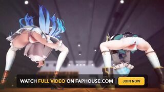 Mmd R-18 Anime Girls Sexy Dancing Clip 334