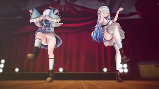 Mmd R-18 Anime Girls Sexy Dancing Clip 334