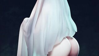 Ryanreos Sexy Girl Dressed as a Ghost Addicted to Rough Sex Tight Pussy