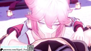 Yae Miko was softly Creampied by Aether - Genshin Impact Hentai 4K