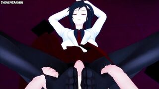 Ha Yuri Zahard from Tower of God Gives You A Footjob Hentai POV