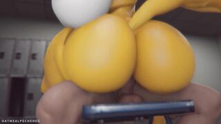 Hot furry Renamon fucked HARD