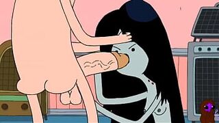 Marceline le da una mamada a Finn