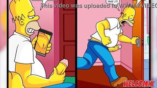 Fucking the big butt housemaid - The Simptoons Simpsons porn