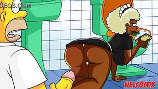 Fucking the big butt housemaid - The Simptoons Simpsons porn