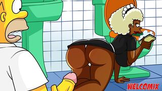 Fucking the big butt housemaid - The Simptoons Simpsons porn