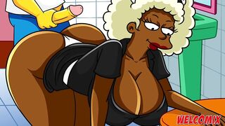 Fucking the big butt housemaid - The Simptoons Simpsons porn