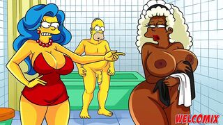 Fucking the big butt housemaid - The Simptoons Simpsons porn