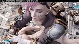 Vi Sucks a Man's Semen with her Vagina