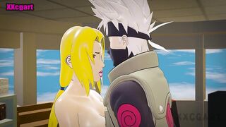 NARUTO NEXT GENERATIONS Hentai - Tsunade sex with Kakashi Hatake