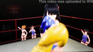 boxing hentai topless