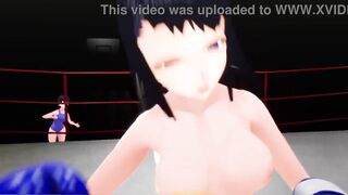 boxing hentai topless