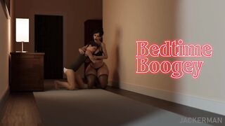 Bedtime Boogey with hugh cock anal fucks busty 3d milf