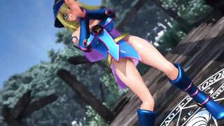 Dark magician girl yugioh mmd