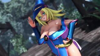 Dark magician girl yugioh mmd