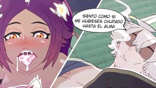 Follnado con Yoruichi La Diosa del Trueno - Manga Hentai de Bleach