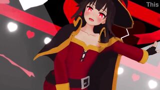 Megumin (Konosuba) Strip Lights MMD