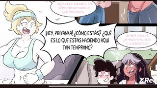 Adult Steven Universe fucks Connie in her small pussy porn comic