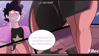 Adult Steven Universe fucks Connie in her small pussy porn comic