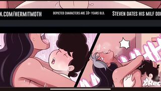 Adult Steven Universe fucks Connie in her small pussy porn comic