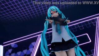 Hatsune Miku MMD Strip Dance