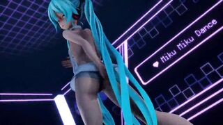 Hatsune Miku MMD Strip Dance