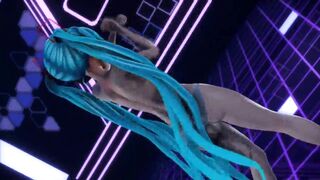 Hatsune Miku MMD Strip Dance