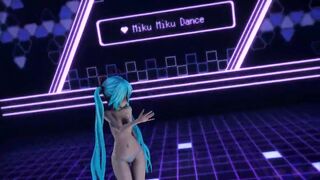 Hatsune Miku MMD Strip Dance