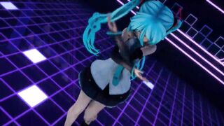 Hatsune Miku MMD Strip Dance