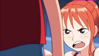 Nami Tries To Take Luffy And Ends Up Getting Fucked - Hentai Uncensored