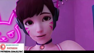 Futa Dva Celebrate New 22,000 Subscribers And Cum On Live Stream | Best Futa Overwatch Hentai 4k 60