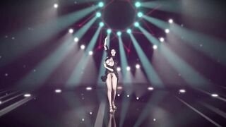 3D big boobs Korean slut naked her big ass shaking her boobs