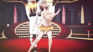 Mmd R-18 Anime Girls Sexy Dancing Clip 399