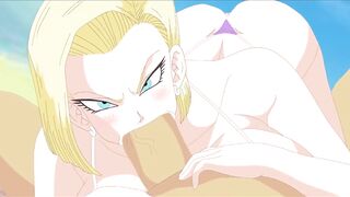 Android Quest for the Balls - Dragon Ball Part 4 - Android 18 and the Big Boobs