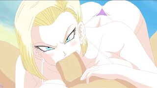 Android Quest for the Balls - Dragon Ball Part 4 - Android 18 and the Big Boobs