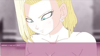 Android Quest for the Balls - Dragon Ball Part 4 - Android 18 and the Big Boobs