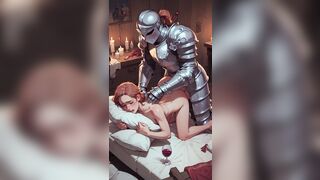 Medieval Knight Double Penetration and Gangbang