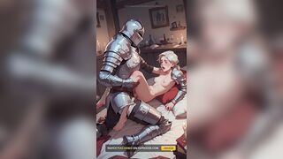 Medieval Knight Double Penetration and Gangbang