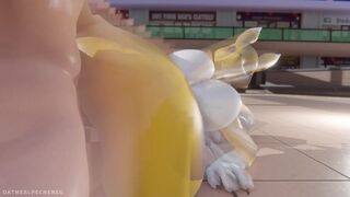 MILF Renamon creampied