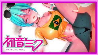 Hatsune Miku returns from Brazil to be with you