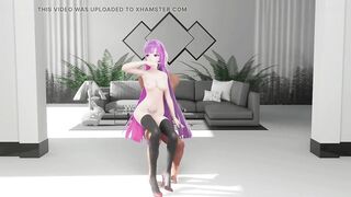 Raiden Mei Dance and Sex Hentai Honkai Impact Nude Expectation Mmd 3D Pink Hair Color Edit Smixix