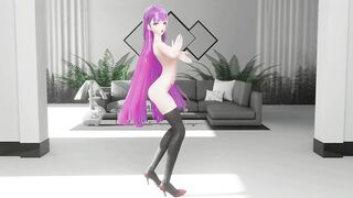 Raiden Mei Dance and Sex Hentai Honkai Impact Nude Expectation Mmd 3D Pink Hair Color Edit Smixix