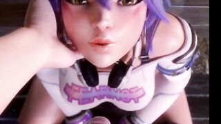 THE HOTTEST OVERWATCH KIRIKO BLOWJOB POV CARTOON ANIMATED 4K 60FPS