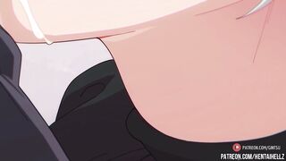 neir autonoma hentai 2B getting creampied in her tight anal 2D animation