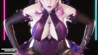 [MMD] Red Velvet - Monster Ahri Evelynn Sexy Kpop Dance League of Legends Hentai Uncensored 4K 60FPS